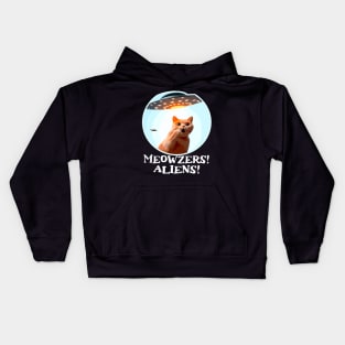 Ufo Cat Kids Hoodie